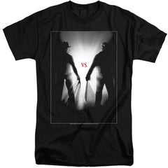 Freddy vs. Jason Silhouettes Men's 18/1 Tall Cotton Short-Sleeve T-Shirt