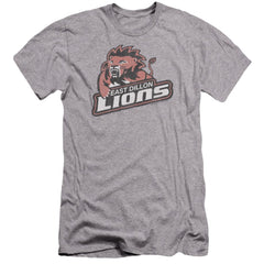 Friday Night Lights East Dillion Lions Men's Ultra-Soft 30/1 Cotton Slim Short-Sleeve T-Shirt