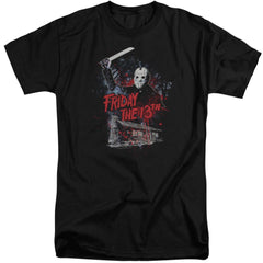 Friday The 13th Cabin Men's 18/1 Tall Cotton Short-Sleeve T-Shirt