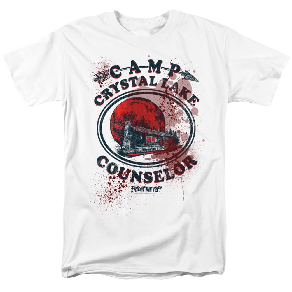 Friday The 13th Camp Counselor Victim Men's 18/1 Cotton Short-Sleeve T-Shirt