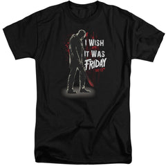 Friday The 13th I Wish It Was Friday Men's 18/1 Tall Cotton Short-Sleeve T-Shirt