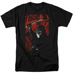 Friday The 13th Jason Lives Men's 18/1 Cotton Short-Sleeve T-Shirt