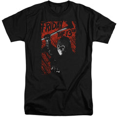 Friday The 13th Jason Lives Men's 18/1 Tall Cotton Short-Sleeve T-Shirt