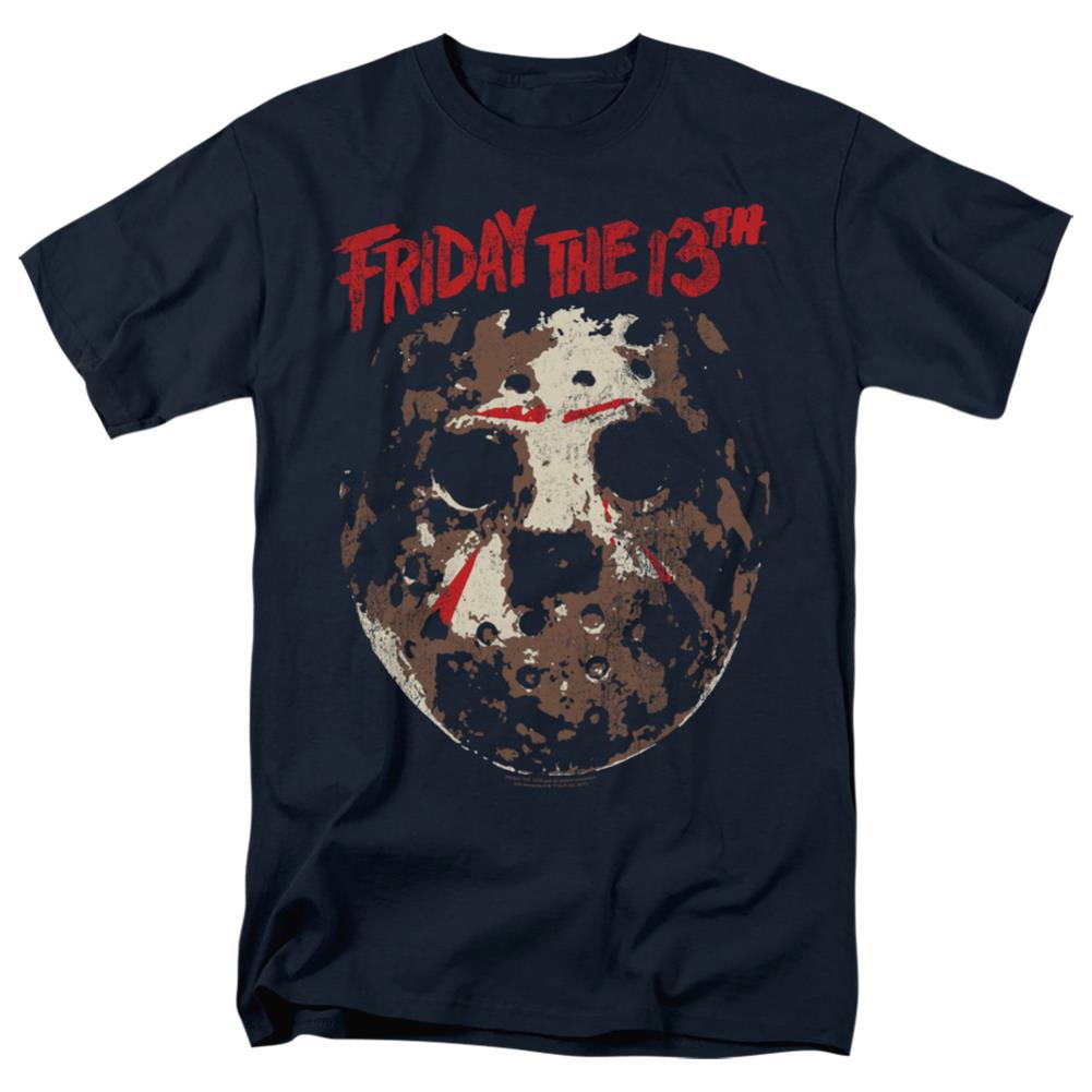 Friday The 13th Rough Mask Men's 18/1 Cotton Short-Sleeve T-Shirt