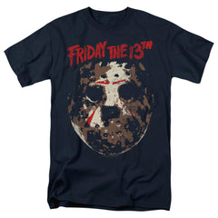 Friday The 13th Rough Mask Men's 18/1 Cotton Short-Sleeve T-Shirt