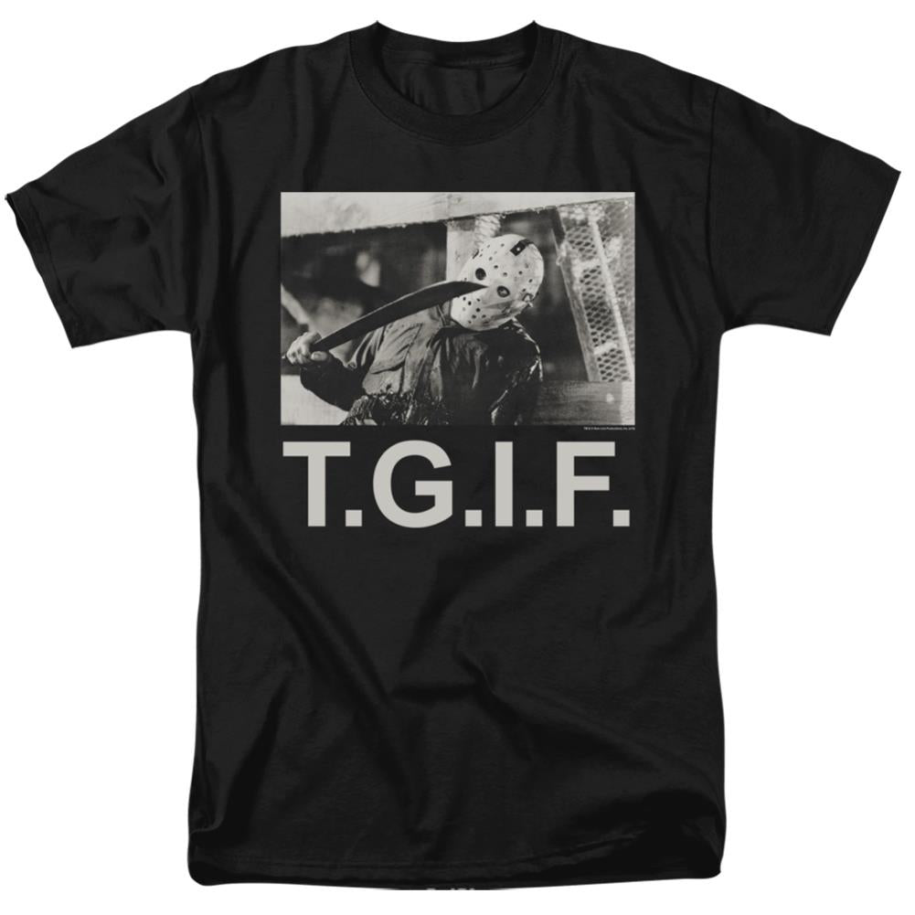 Friday The 13th TGIF Men's 18/1 Cotton Short-Sleeve T-Shirt