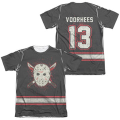 Friday The 13th Voorhees Jersey Men's Regular Fit Poly Cotton Short-Sleeve T-Shirt