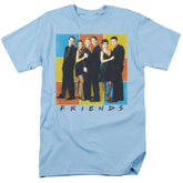Friends Color Block Of Friends Men's 18/1 Cotton Short-Sleeve T-Shirt