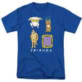Friends Sybmols Men's 18/1 Cotton Short-Sleeve T-Shirt