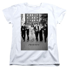 Friends Walk The Streets Women's 18/1 Cotton Short-Sleeve T-Shirt