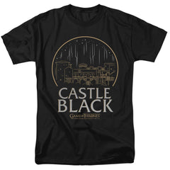 Game Of Thrones Castle Black Men's 18/1 Cotton Short-Sleeve T-Shirt