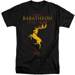 Game Of Thrones House Baratheon Sigil Men's 18/1 Tall Cotton Short-Sleeve T-Shirt