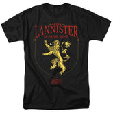 Game Of Thrones House Lannister Sigil Men's 18/1 Cotton Short-Sleeve T-Shirt