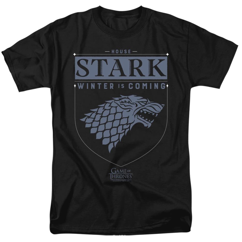 Game Of Thrones House Stark Sigil Men's 18/1 Cotton Short-Sleeve T-Shirt