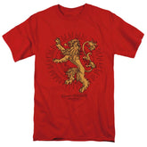 Game Of Thrones Lannister Burst Sigil Men's 18/1 Cotton Short-Sleeve T-Shirt