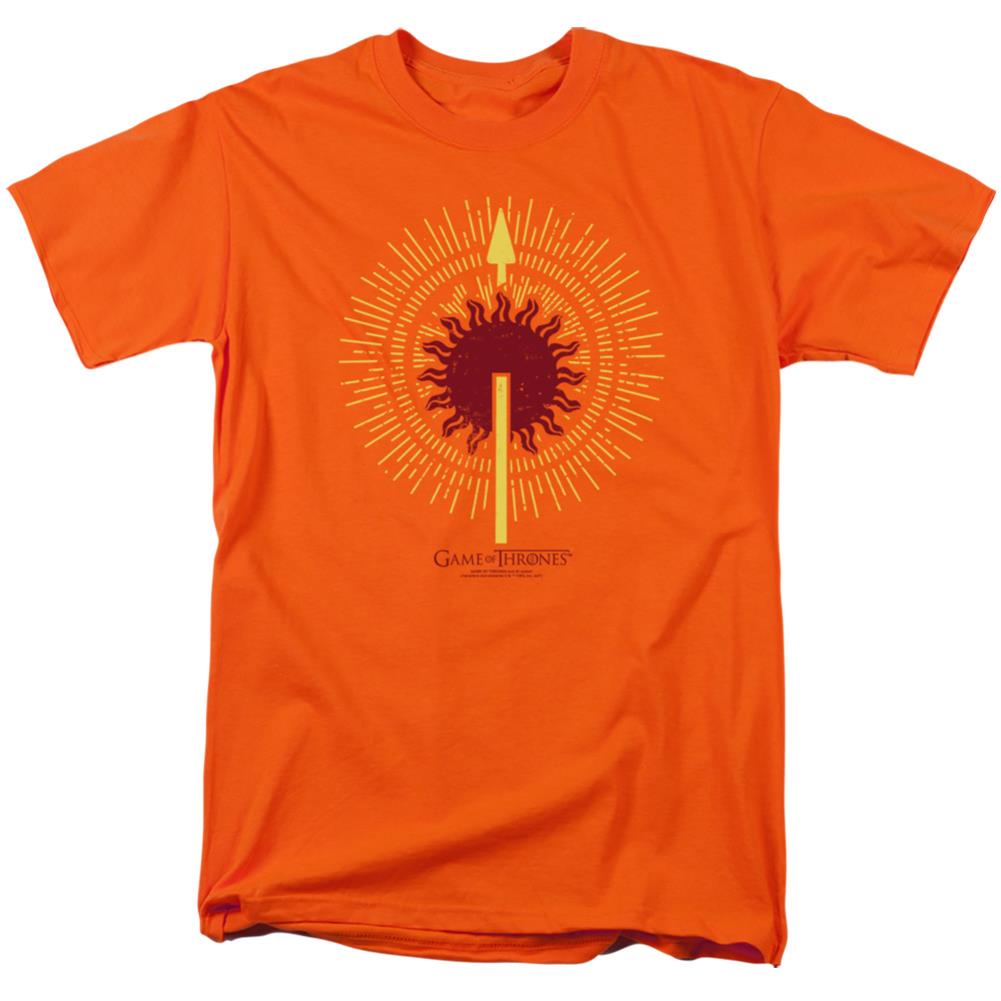 Game Of Thrones Martell Burst Sigil Men's 18/1 Cotton Short-Sleeve T-Shirt