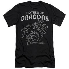 Game Of Thrones Mother Of Dragons Men's Ultra-Soft 30/1 Cotton Slim Short-Sleeve T-Shirt
