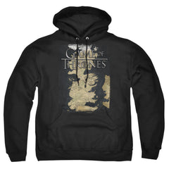Game Of Thrones Series Map Men's Pull-Over 75 25 Poly Hoodie