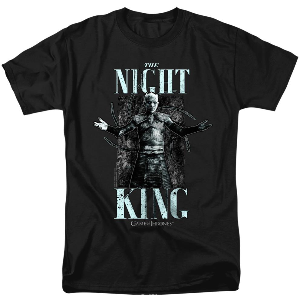 Game Of Thrones The Night King Men's 18/1 Cotton Short-Sleeve T-Shirt