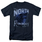 Game Of Thrones The North Remembers Men's 18/1 Cotton Short-Sleeve T-Shirt