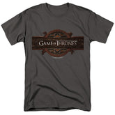Game Of Thrones Title Sequence Logo Men's 18/1 Cotton Short-Sleeve T-Shirt