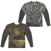 Game Of Thrones Tyrion For The Throne (Front/Back Print) Men's Regular Fit Polyester Long-Sleeve T-Shirt