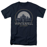Game Of Thrones Winterfell Men's 18/1 Cotton Short-Sleeve T-Shirt