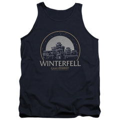 Game Of Thrones Winterfell Men's 18/1 Cotton Tank Top