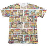 Garfield 40Th Collage Men's Regular Fit Poly Cotton Short-Sleeve T-Shirt