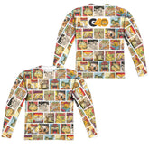 Garfield 40Th Collage Men's Regular Fit Polyester Long-Sleeve T-Shirt