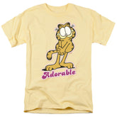 Garfield Adorable Men's 18/1 Cotton Short-Sleeve T-Shirt