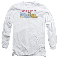 Garfield Annoy Someone Men's 18/1 Cotton Long-Sleeve T-Shirt
