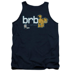 Garfield Be Right Back Men's 18/1 Cotton Tank Top