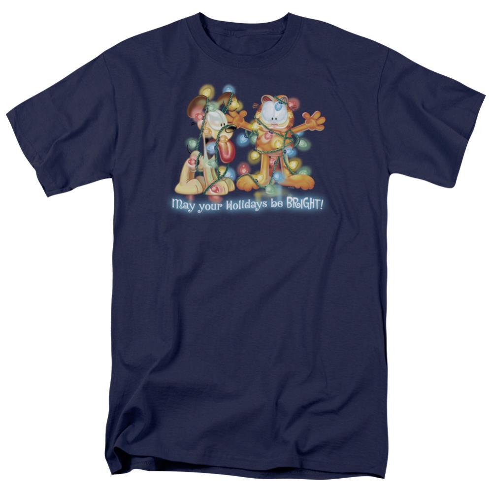 Garfield Bright Holidays Men's 18/1 Cotton Short-Sleeve T-Shirt