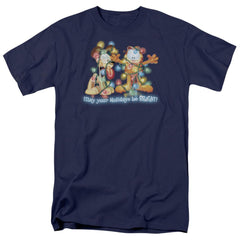 Garfield Bright Holidays Men's 18/1 Cotton Short-Sleeve T-Shirt