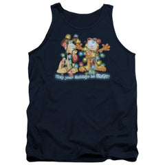 Garfield Bright Holidays Men's 18/1 Cotton Tank Top