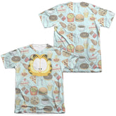 Garfield Cat Food (Front/Back Print) Men's Regular Fit Poly Cotton Short-Sleeve T-Shirt