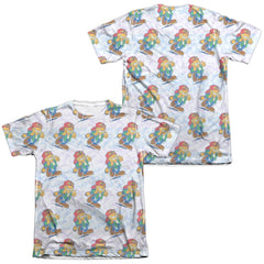 Garfield Cool Cat (Front/Back Print) Men's Regular Fit Poly Cotton Short-Sleeve T-Shirt