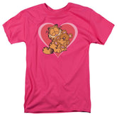 Garfield Cute Ncuddly Men's 18/1 Cotton Short-Sleeve T-Shirt