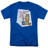 Garfield Duly Noted Men's 18/1 Cotton Short-Sleeve T-Shirt