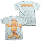 Garfield Free Hugs (Front/Back Print) Men's Regular Fit Poly Cotton Short-Sleeve T-Shirt