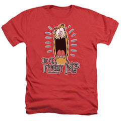Garfield Friday Men's 30/1 Heather 60 40 Poly Short-Sleeve T-Shirt