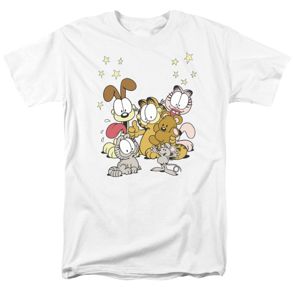 Garfield Friends Are Best Men's 18/1 Cotton Short-Sleeve T-Shirt