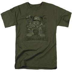 Garfield General Laziness Men's 18/1 Cotton Short-Sleeve T-Shirt