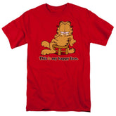 Garfield Happy Face Men's 18/1 Cotton Short-Sleeve T-Shirt