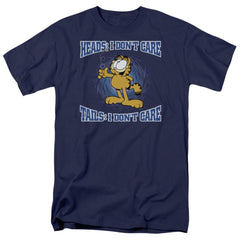 Garfield Heads Or Tails Men's 18/1 Cotton Short-Sleeve T-Shirt