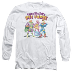 Garfield Heroes Await Men's 18/1 Cotton Long-Sleeve T-Shirt