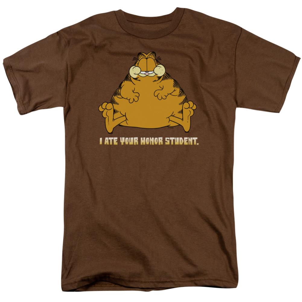 Garfield I Ate Your Honor Student Men's 18/1 Cotton Short-Sleeve T-Shirt