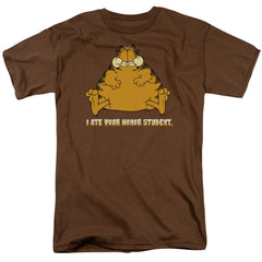 Garfield I Ate Your Honor Student Men's 18/1 Cotton Short-Sleeve T-Shirt