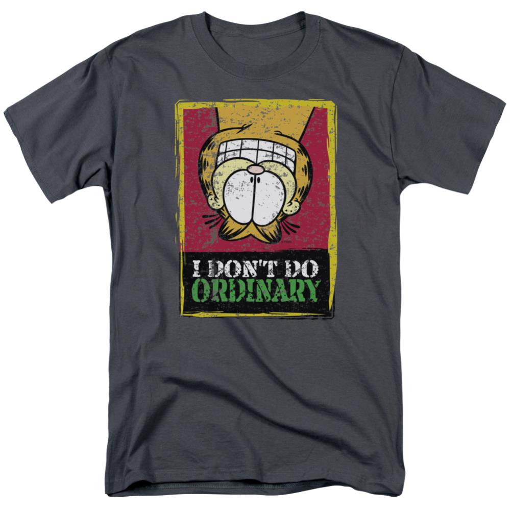 Garfield I Dont Do Ordinary Men's 18/1 Cotton Short-Sleeve T-Shirt